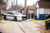 Police investigate the scene of a homicide in 2022. (Mikaela MacKenzie / Winnipeg Free Press files)