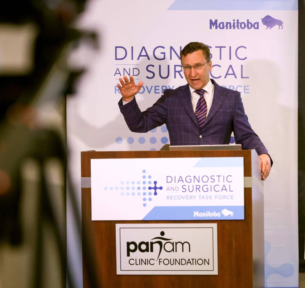 RUTH BONNEVILLE / WINNIPEG FREE PRESS FILES
Ed Buchel, provincial surgery specialty lead for Shared Health, pushed back Wednesday on what he described as rhetoric that falsely compares Manitoba’s agreements with private clinics to privatization of the health-care system.