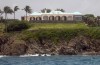 FILE - Jeffery Epstein's estate on Little Saint James Island in the U. S. Virgin Islands, July 9, 2019. A U.S. investor has bought two Caribbean islands, Great St. James and Little St. James islands, that were once owned by the late Jeffrey Epstein, a spokesman told The Associated Press on May 4, 2023. (AP Photo/Gianfranco Gaglione, File)