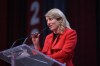 Minister of Foreign Affairs Mélanie Joly makes an address at the 2023 Liberal National Convention in Ottawa, on Thursday, May 4, 2023. The Trudeau government is expelling Chinese diplomat Zhao Wei, whom Canada's spy agency alleged was involved in a plot to intimidate Conservative MP Michael Chong and his relatives in Hong Kong. THE CANADIAN PRESS/Justin Tang