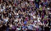 Crystal Palace's Wilfried Zaha celebrates scoring his side's second goal , during the English Premier League soccer match between Crystal Palace and West Ham United at Selhurst Park, in London, Saturday April 29, 2023. (John Walton/PA via AP)