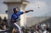 Toronto Blue Jays pitcher Ricky Tiedemann throws in the fourth inning of a spring training baseball game against the Pittsburgh Pirates in Bradenton, Fla., Tuesday, March 7, 2023. Tiedemann is considered week-to-week by the Toronto Blue Jays. THE CANADIAN PRESS/AP-Gerald Herbert