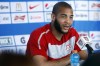 FILE - U.S. soccer player Oguchi Onyewu answers a question after practice at Princeton University in Princeton, N.J., Thursday, May 20, 2010. Former defender Oguchi Onyewu was hired Wednesday by the U.S. Soccer Federation as vice president of sporting, a newly created role that the governing body said is not a replacement for departed men's general manager Brian McBride.(AP Photo/Mel Evans, File)