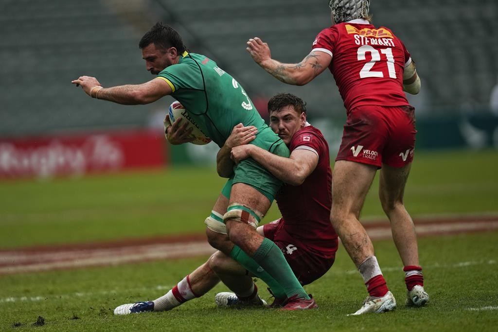 Canadian men in relegation battle in business end of World Rugby Sevens