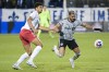 CF Montreal's Ariel Lassiter, right, is challenged by Vaughan SC's Josh Belluz during second half preliminary round Canadian Championship soccer action in Montreal, Tuesday, April 18, 2023.&nbsp;Midfielder Bryce Duke was on everyone's mind upon his arrival to CF Montreal, but Lassiter has found a way to make himself part of the conversation. THE CANADIAN PRESS/Graham Hughes