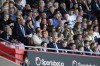 Britain's Prime Minister Rishi Sunak, centre, looks on in the stands during the Premier League soccer match between Southampton FC and Fulham FC at St. Mary's Stadium, in Southampton, England, Saturday May 13, 2023. (Adam Davy/PA via AP)