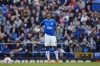 Everton's Yerry Mina stands dejected after Manchester City's Ilkay Gundogan scored his his side's third goal during the English Premier League soccer match between Everton and Manchester City at the Goodison Park stadium in Liverpool, England, Sunday, May 14, 2023. (AP Photo/Jon Super)
