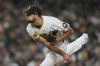 San Diego Padres starting pitcher Michael Wacha works against a Kansas City Royals better during the sixth inning of a baseball game Monday, May 15, 2023, in San Diego. (AP Photo/Gregory Bull)