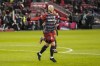 Toronto FC midfielder Michael Bradley (4) celebrates his goal against Charlotte FC during first half MLS soccer action in Toronto, on Saturday, April 1, 2023. The MLS Players Association's release of the 2023 player salary list raised a few questions on the topic of Toronto FC on Tuesday. THE CANADIAN PRESS/Andrew Lahodynskyj