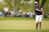Zach Johnson hits from the rough on the 16th hole during a practice around for the PGA Championship golf tournament at Oak Hill Country Club on Tuesday, May 16, 2023, in Rochester, N.Y. (AP Photo/Abbie Parr)
