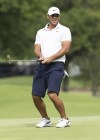 Captain Brooks Koepka, of Smash GC, reacts after his birdie-attempt on the 13th green during the final round of LIV Golf Tulsa at Cedar Ridge Country Club, Sunday, May 14, 2023, in Broken Arrow, Okla. (Sam Greenwood/LIV Golf via AP)