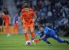 Houston Dynamo goalkeeper Steve Clark (12) dives for a loose ball next to Houston Dynamo defender Franco Escobar (2) during the first half of an MLS soccer game, Wednesday, May 17, 2023 in St. Paul, Minn. (Jeff Wheeler/Star Tribune via AP)
