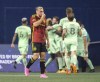 Seattle Sounders' Jordan Morris walks back to the middle of the pitch after Austin FC scored during the second half of an MLS soccer match Wednesday, May 17, 2023, in Seattle. (Dean Rutz/The Seattle Times via AP)