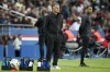 PSG's head coach Christophe Galtier stands by the touchline during the League One soccer match between Paris Saint Germain and AC Ajaccio at the Parc des Princes stadium in Paris, Saturday, May 13, 2023. (AP Photo/Michel Euler)