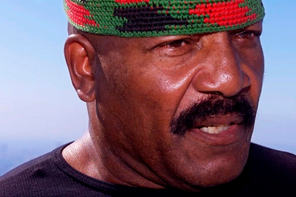 Jim Brown, a three-time MVP, walked away from his football career at its peak to pursue acting. (Damian Dovarganes / The Associated Press files)