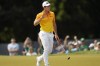 Viktor Hovland, of Norway, waves after his putt on the fifth hole during the final round of the PGA Championship golf tournament at Oak Hill Country Club on Sunday, May 21, 2023, in Pittsford, N.Y. (AP Photo/Eric Gay)