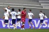 England's Dane Scarlett, left, celebrates scoring his side's first goal against Tunisia during a FIFA U-20 World Cup Group E soccer match at Diego Maradona stadium in La Plata, Argentina, Monday, May 22, 2023. (AP Photo/Gustavo Garello)