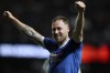 Former Canada captain Scott Arfield is leaving Rangers at the end of the season. Arfield reacts after the Europa League semifinal, second leg, soccer match between Rangers and RB Leipzig at Ibrox Stadium in Glasgow, Scotland, Thursday, May 5, 2022.&nbsp; (AP Photo/Scott Heppell)