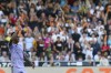 Real Madrid's Vinicius Junior gestures and leaves the pitch after being shown a red card during a Spanish La Liga soccer match between Valencia and Real Madrid, at the Mestalla stadium in Valencia, Spain, Sunday, May 21, 2023. (AP Photo/Alberto Saiz)