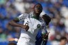 Nigeria's Salim Lawal reacts after failing to score against Italy during a FIFA U-20 World Cup Group D soccer match at the Malvinas Argentinas stadium in Mendoza, Argentina, Wednesday, May 24, 2023. (AP Photo/Natacha Pisarenko)