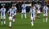 FILE - Espanyol's players during the Spanish La Liga soccer match between FC Barcelona and RCD Espanyol at the Camp Nou stadium in Barcelona, Spain, Wednesday, July 8, 2020. Seven teams – Espanyol, Valladolid, Cadiz, Getafe, Almeria, Celta Vigo and Valencia – are all fighting to not become the other two teams that will accompany last-place Elche in the second division next season. Espanyol and Valladolid are in the danger zone with two games left. Espanyol visits Valencia on Sunday, May 28, 2023, when all but one of this round's games will be played simultaneously. (AP Photo/Joan Monfort, File)
