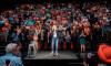 Alberta NDP leader Rachel Notley attends a campaign rally with supporters in Calgary on Saturday, May 27, 2023. THE CANADIAN PRESS/Jeff McIntosh