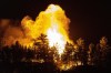 Forest fires rage in the area of Bocabec, N.B., in a Sunday, May 28, 2023, handout photo. Residents of southern New Brunswick can return to their homes after they were evacuated following a raging wildfire that threatened to pummel their properties. THE CANADIAN PRESS/HO-Scott Legge **MANDATORY CREDIT**