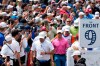 Rory McIIroy (pink shirt) makes his way through the crowd on his way to the second green during the fourth round of the Canadian Open in Toronto on Sunday, June 12, 2022. Fans will be able to play a hole at Oakdale Golf and Country Club when it hosts the RBC Canadian Open next week.THE CANADIAN PRESS/Frank Gunn