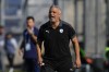 Israel's coach Ofir Haim shout instructions to his players during a FIFA U-20 World Cup quarterfinal soccer match against Brazil at the Bicentenario stadium in San Juan, Argentina, Saturday, June 3, 2023. (AP Photo/Natacha Pisarenko)