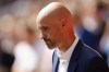 Manchester United's head coach Erik ten Hag watches his team during the English FA Cup final soccer match between Manchester City and Manchester United at Wembley Stadium in London, Saturday, June 3, 2023.(AP Photo/Jon Super)