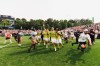 Players from Newtown Pride FC celebrate on Sunday June 4, 2023 after defeating Canada's SLC FC 2-0 in the final of The Soccer Tournament in Cary, North Carolina, a seven-versus-seven soccer tournament with a winner take-all-prize of US$1 million. THE CANADIAN PRESS/HO-Creative X TST
**MANDATORY CREDIT **