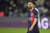 PSG's Lionel Messi grimaces during the French League One soccer match between Paris Saint-Germain and Clermont at the Parc des Princes in Paris, France, Saturday, June 3, 2023. (AP Photo/Michel Euler)