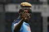 Napoli's Victor Osimhen celebrates after scoring during the Serie A soccer match between Napoli and Sampdoria at the Diego Maradona Stadium, in Naples, Sunday, June 4, 2023. (AP Photo/Andrew Medichini)