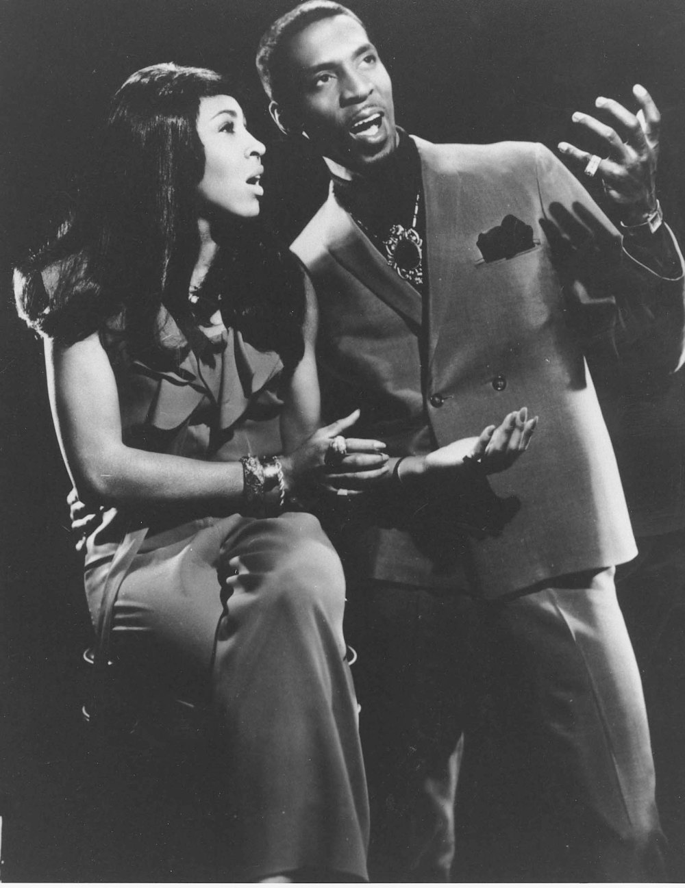This undated file photo shows Ike and Tina Turner. Ike's role as one of rock's critical architects was overshadowed by brutal abuse of his former wife Tina. He died in 2007 at age 76. (The Associated Press files)