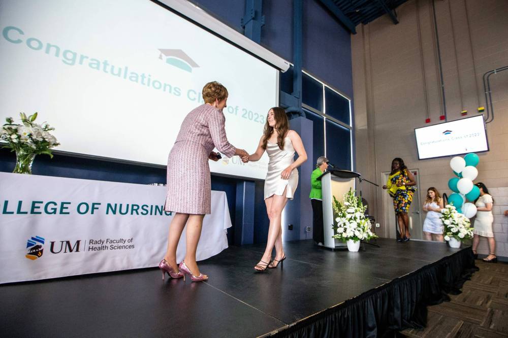 MIKAELA MACKENZIE / WINNIPEG FREE PRESS
“When I look back to when I started the program, I feel like a totally different person,” said Gillian Laninga.