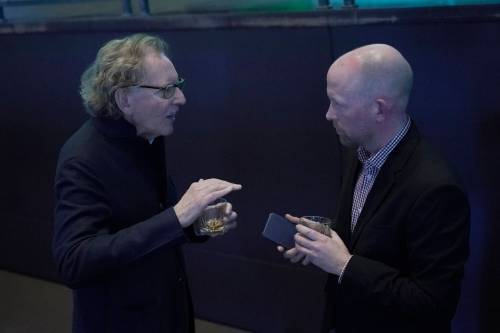 Chronic Creative / The Associates
                                Anthony von Mandl (left) tells Free Press drinks writer Ben Sigurdson he is amazed at how his dreams for B.C. wine have taken off. &ldquo;To see how many wineries there are in the Okanagan now is incredible,&rdquo; he says.