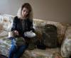 JESSICA LEE / WINNIPEG FREE PRESS
                                Hanna Sidorchenko’s husband was a Ukrainian soldier killed in the ongoing war with Russia.