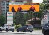 JESSICA LEE / WINNIPEG FREE PRESS
                                The provincial NDP has filed complaints to Elections Manitoba regarding a billboard near Polo Park that features Justin Trudeau, Jagmeet Singh and Wab Kinew.