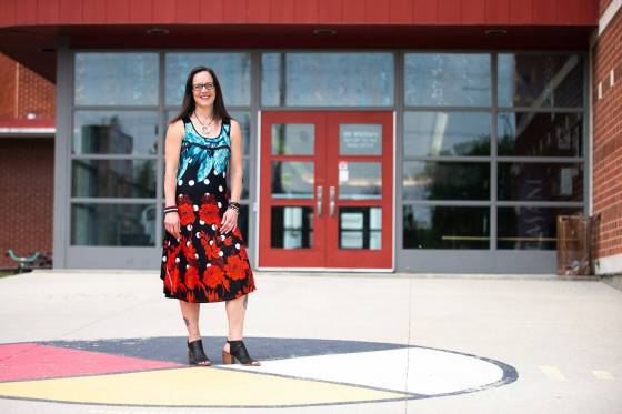 Glenlawn Collegiate Principal Dionne Potapinski (Mikaela MacKenzie / Free Press files)