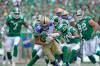 THE CANADIAN PRESS FILES/Mark Taylor
                                Winnipeg Blue Bombers wide receiver Drew Wolitarsky is tackled by the Saskatchewan Roughriders during CFL football action at Mosaic Stadium in Regina in 2018.
