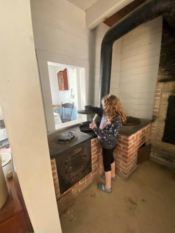 Making invisible soup at the Mennonite Heritage Village was one of several