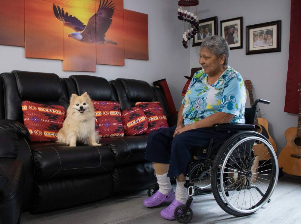 Mike Thiessen / Winnipeg Free Press
Ruby Vanasse and her family tried everything to locate her beloved Blondie, which Vanasse believed was stolen. A year later, Blondie was seen wandering streets in the North End.