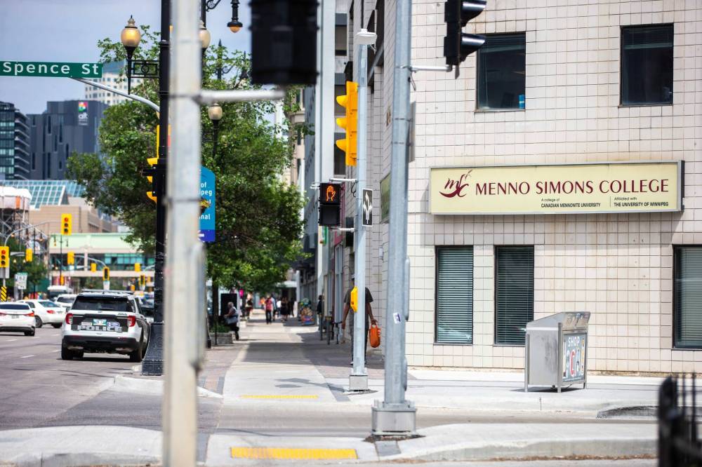 MIKAELA MACKENZIE / WINNIPEG FREE PRESS
As of June 30, no more students will be admitted into the site’s special international development streams or four-year conflict resolution degree.