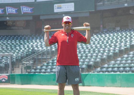 Winnipeg Goldeyes rookie third baseman Dayson Croes has already had a 25-game hitting streak in his young career. (Mike Thiessen / Winnipeg Free Press)