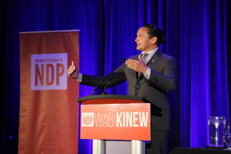 NDP Leader Wab Kinew says he’s unfazed by a poll showing a resurgence in support for Manitoba’s governing Tories. (Submitted by Manitoba NDP)