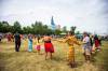 MIKAELA MACKENZIE / WINNIPEG FREE PRESS
                                A big group round dance kicks off the National Indigenous Peoples Day Pow Wow at The Forks on Wednesday.