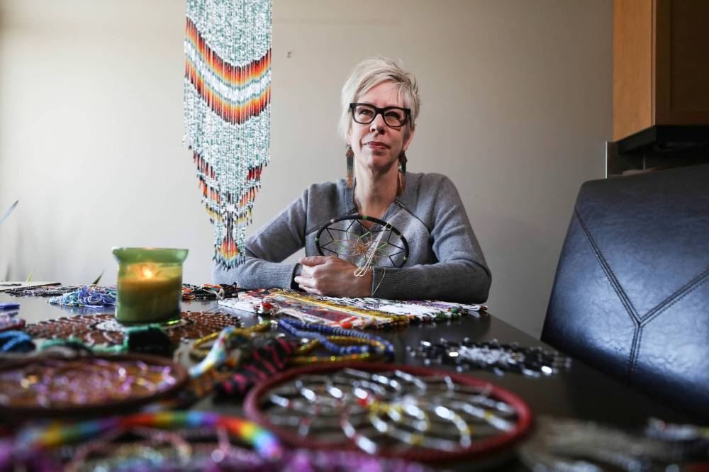 RUTH BONNEVILLE / WINNIPEG FREE PRESS files
Sandra Burling, co-founder of Women Helping Women Beadwork.
