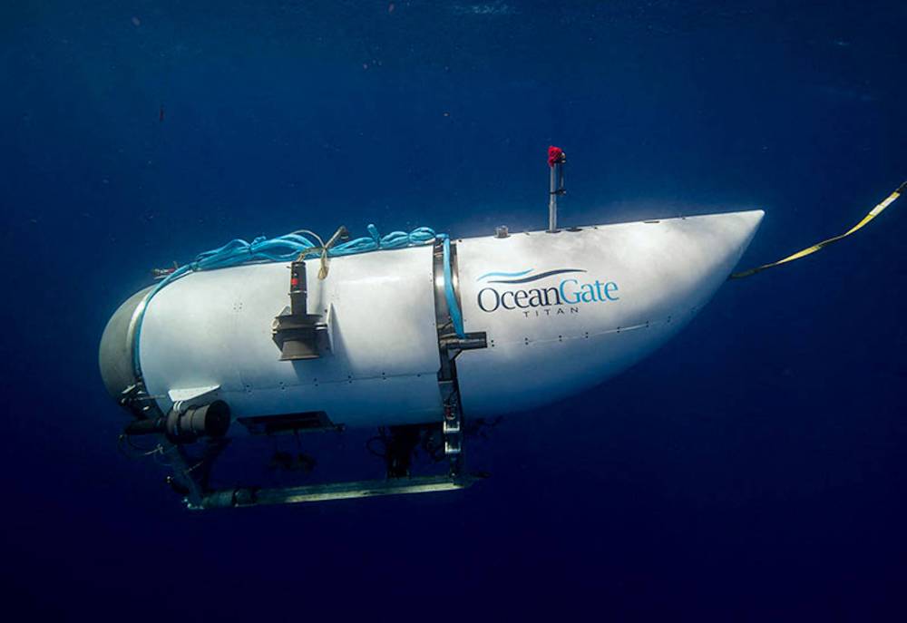 Titan, the submersible that imploded on expedition to the Titanic wreckage. (OceanGate/Zuma Press Wire/TNS)