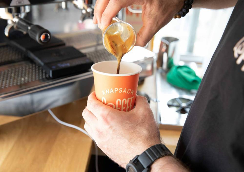 JESSICA LEE / WINNIPEG FREE PRESS
Anderson came up with the idea for a travelling coffee shop after he spotted the for-sale Boler in the fall of 2020.