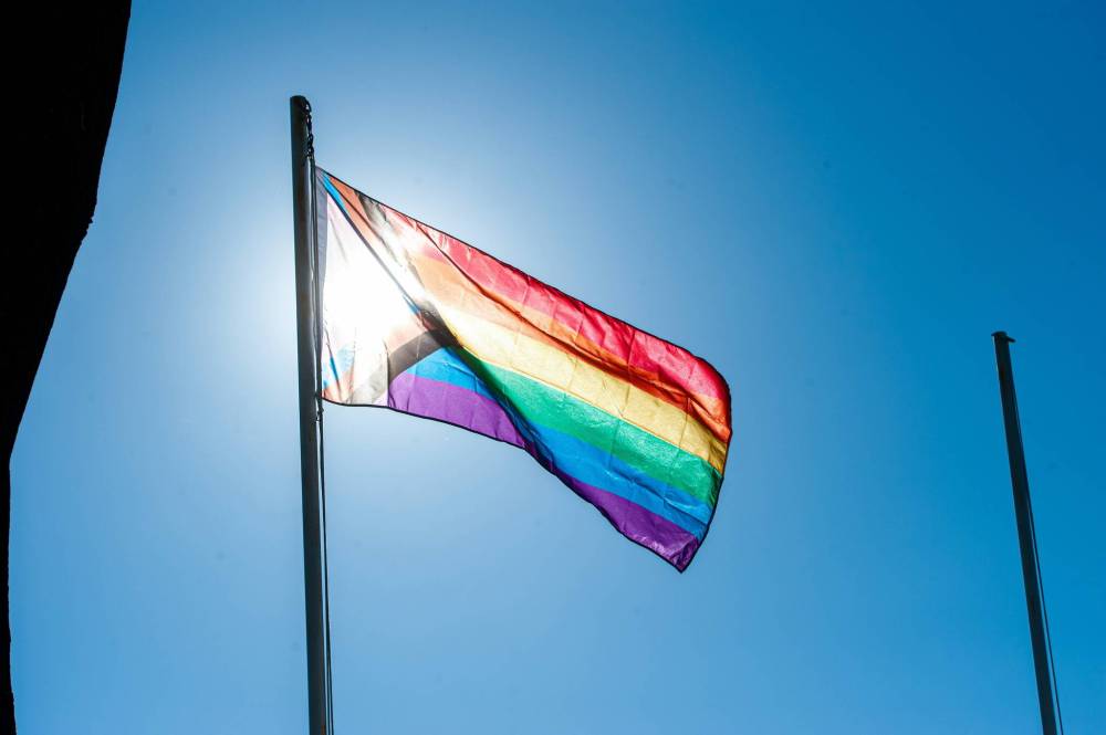 The Pride flag. (Mike Sudoma/Winnipeg Free Press files)